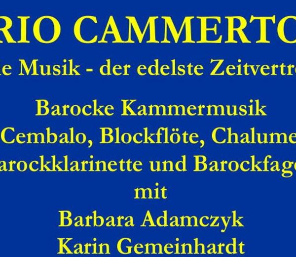 Plakat Trio Cammerton 24.09.2020 Neuhaus am Inn