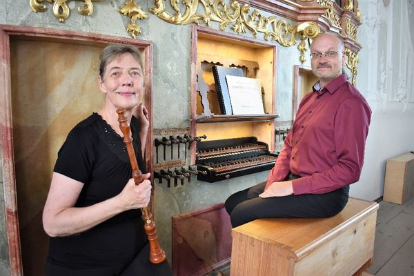 Ensemble Concert Royal Köln mit der Barockoboistin Karla Schröter und dem Organisten Willi Kronenberg